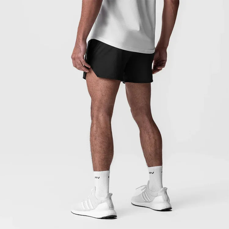 Men's Quick Dry Casual Shorts Running Sports Jogging Basketball Short Pants Male Gym Fitness Bottoms Compression Sweatpants