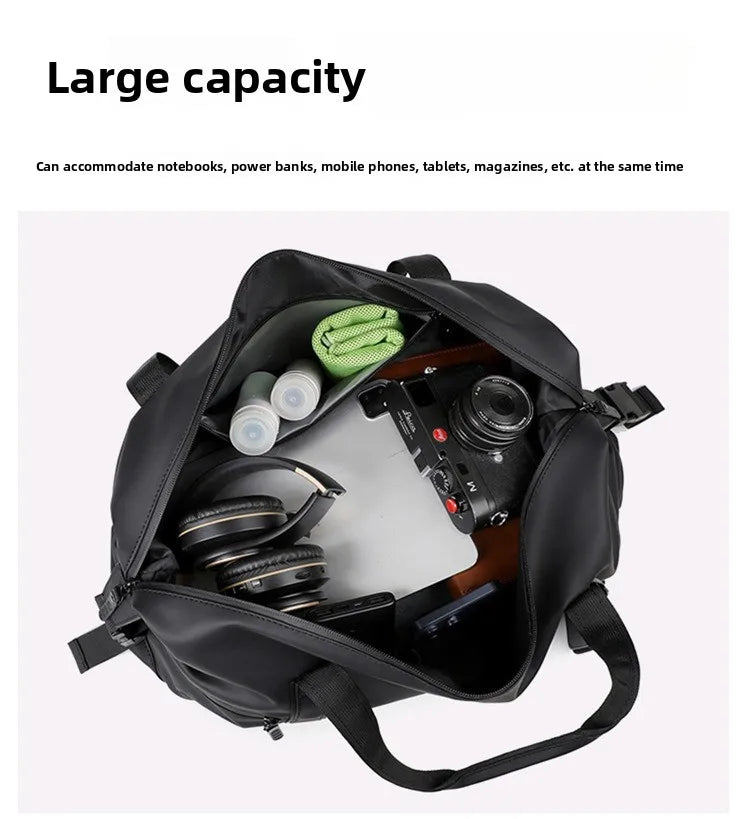 New Travel Bag, Men's Handbag, Large-capacity Short-distance Travel Bag, Sports and Fitness Bag, Single-shoulder Crossbody Bag
