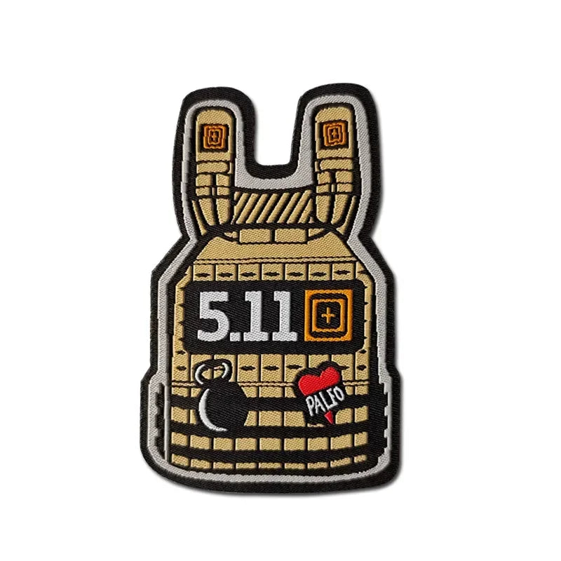3D Tactical Military Patches PVC Fitness Armband Vests Hats Badges Soft Rubber Sword Cat Bear Morale Hook Loop Applique Emblem