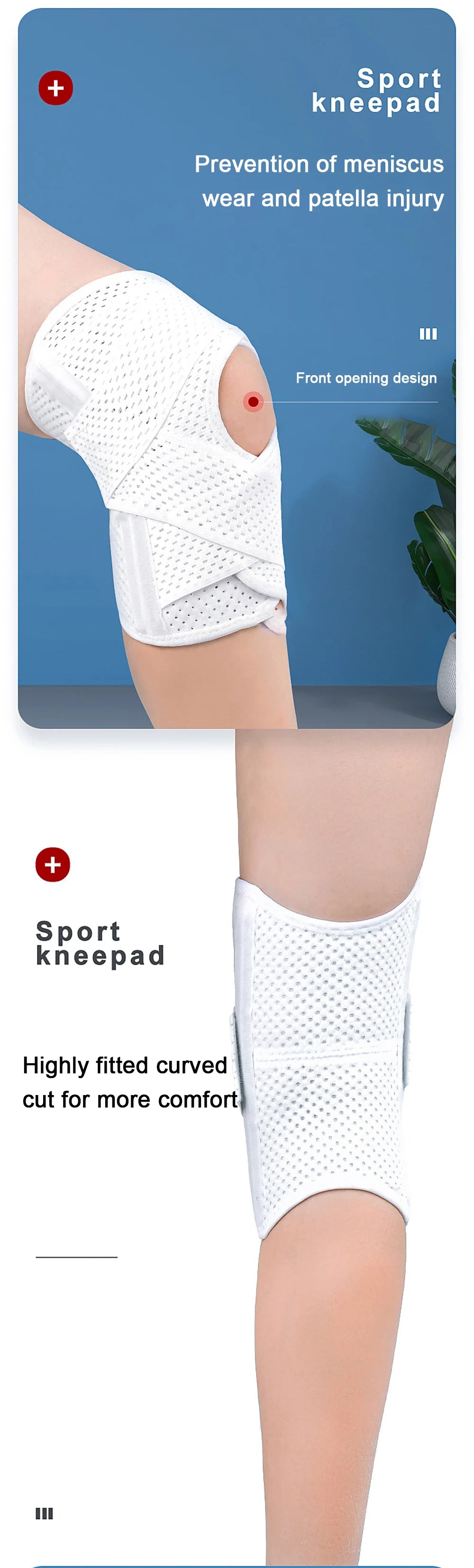 1PC Sports Knee Pads Joints Protector Men Women Pressurized Kneepad Fitness Mountaineering Knee support Equestrian Protector