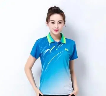 Quick dry Tennis tshirts,badminton sportswear shirt men/women,table tennis V-neckshirt,game clothes custom volleyball shirt 6907