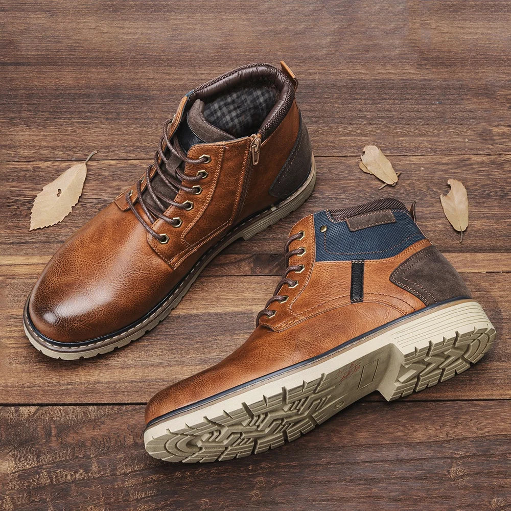 2023 New Men's Winter Shoes Warm Comfortable Non-Slip Men Winter Boots