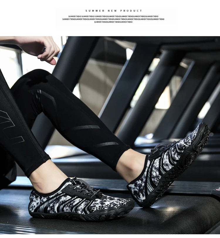 Indoor Fitness Shoes Men Women Yoga Treadmill Barefoot Shoes Gym Special Shock-absorbing Skipping Shoe Non-slip Training Sneaker