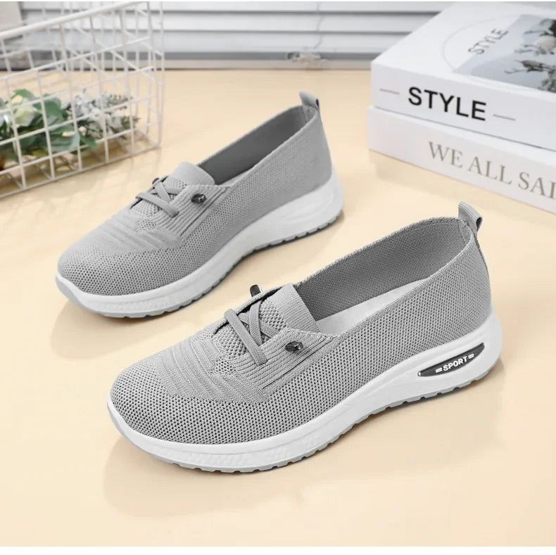 Women's Shoes 2025 Casual Sneakers Breathable Chunky Sole Pink Free Shipping