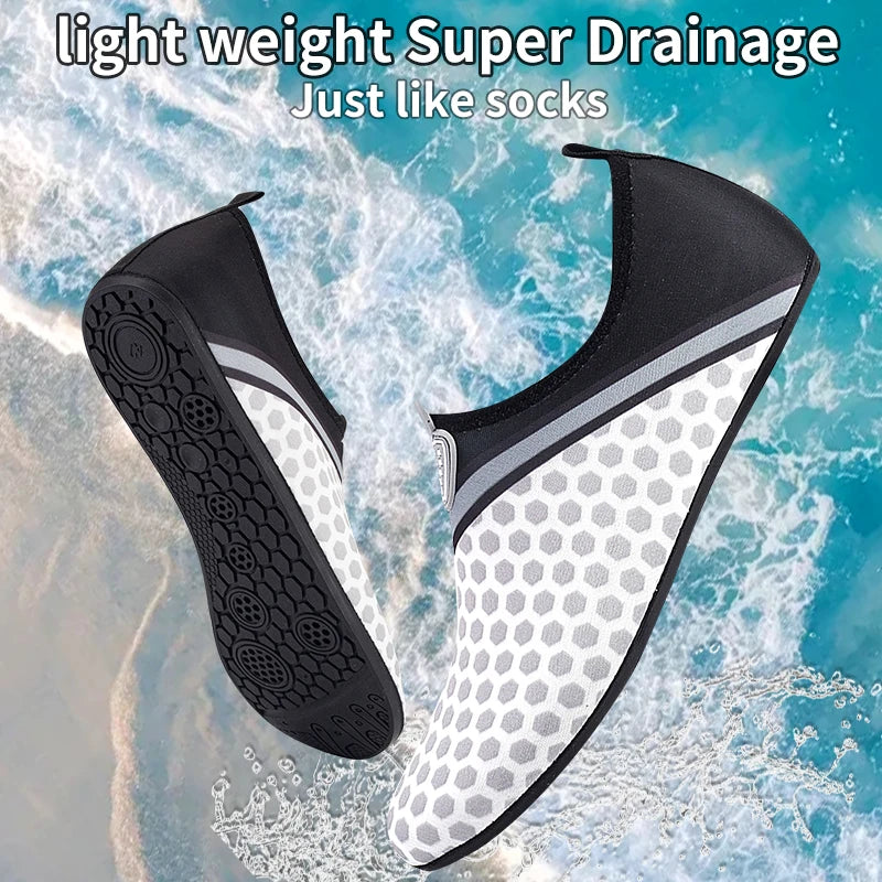Diving Shoes Women Aqua Shoes Men Beach Swimming Water Sport Socks Barefoot Sneaker Fitness Dance Swim Surfing Snorkeling Shoe