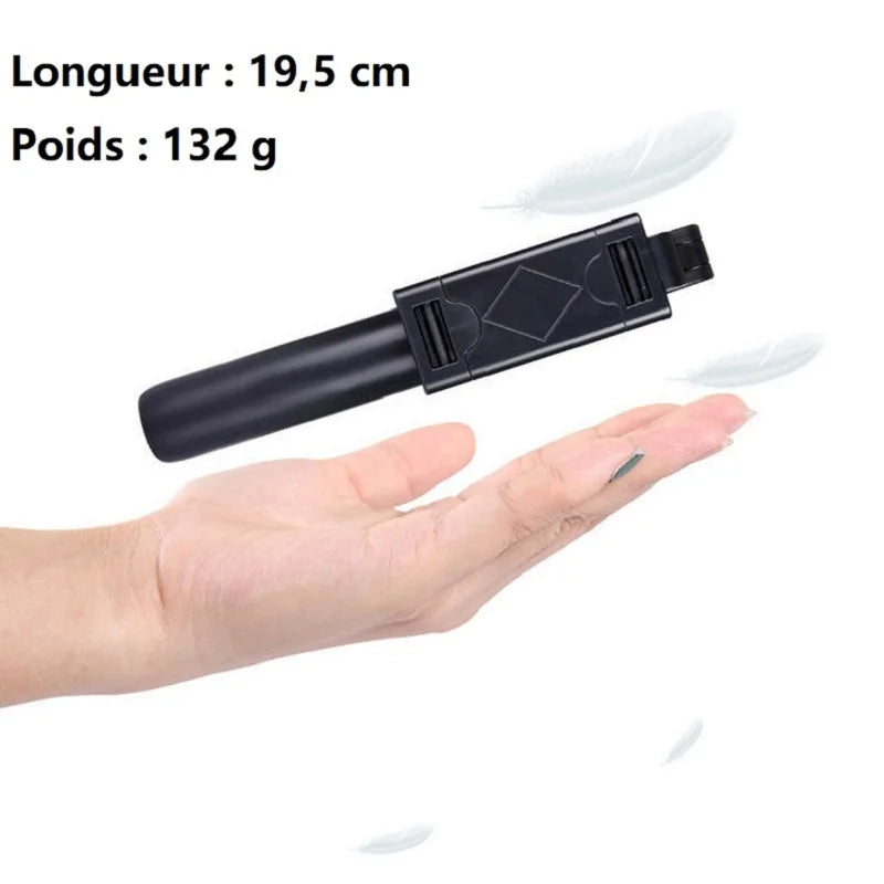 Foldable 3 in1 Mini Wireless Bluetooth Selfie Stick with Shutter Remote Retractable mini Tripod Monopod For iPhone Xiaomi Huawei