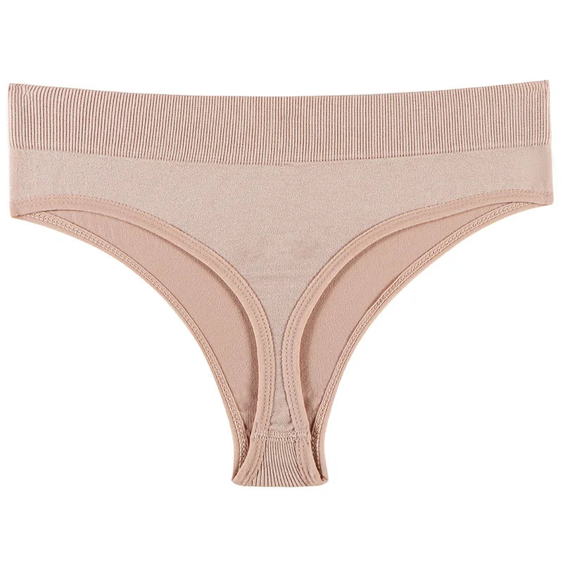 Meet'r Women Sexy Low Waist Underwear Seamless Sports Fitness Panties Female G String High Elastic Lingerie Temptation Briefs