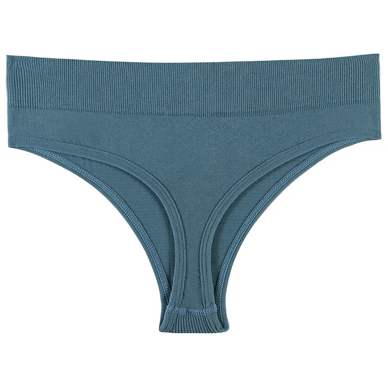 Meet'r Women Sexy Low Waist Underwear Seamless Sports Fitness Panties Female G String High Elastic Lingerie Temptation Briefs