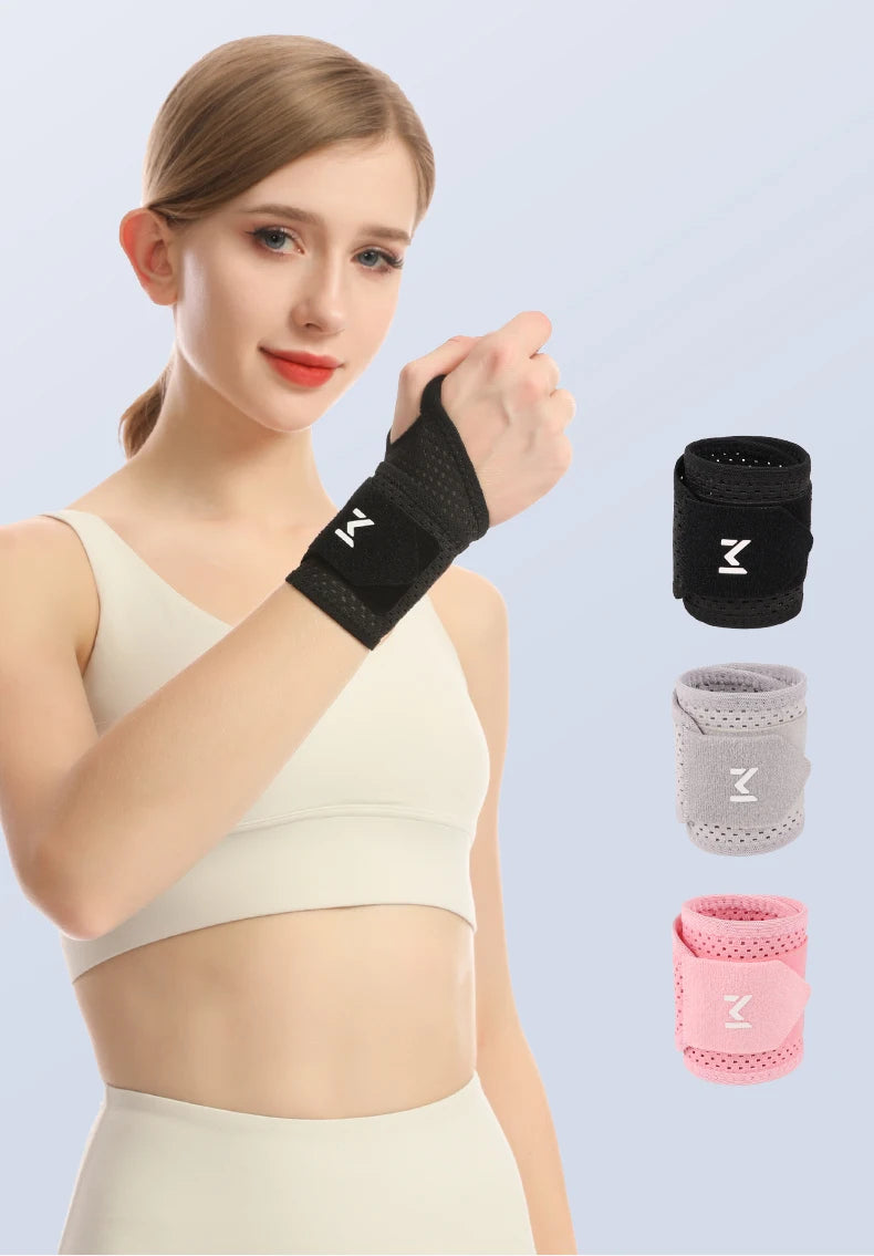 1 Breathable Mesh Wrist Support Joint Pain & Sprain Protection Chronic Overuse Wrist Support Wrap-Around Compression Sleeve