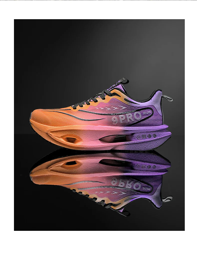 Men's Sneakers 9PRO Carbon Board Skeleton Cushioning Marathon Running Shoes Outdoor Fitness Training Sports Tennis Shoes Women's