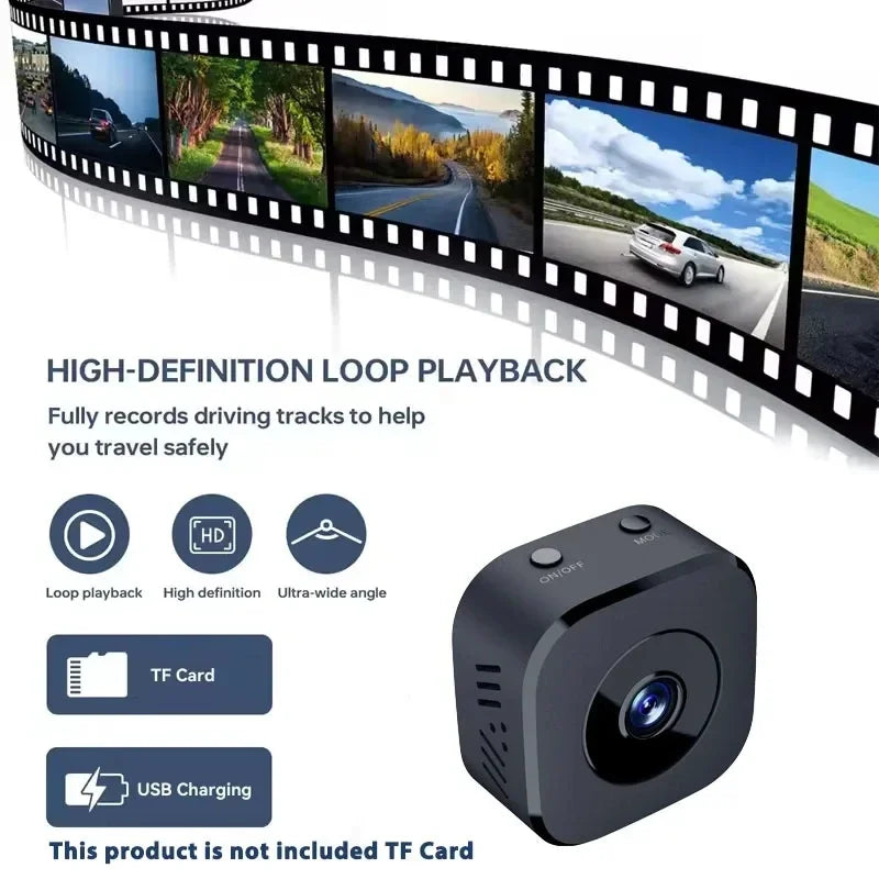 6K Mini Security Camera Pro FullHD WiFi Surveillance With 2 Way Audio Motion Detection Infrared Night Vision Security Cam