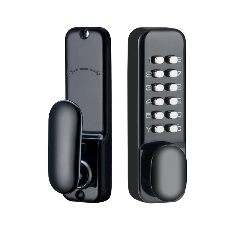 Waterproof Mechanical Password Code Number Single Latch Lock For Outdoor Wooden Door