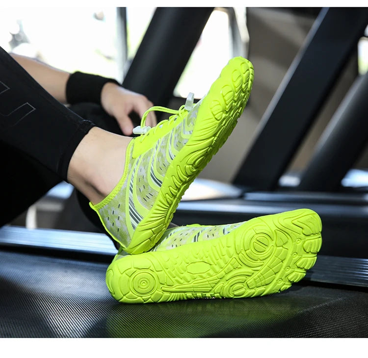 Indoor Fitness Shoes Men Women Yoga Treadmill Barefoot Shoes Gym Special Shock-absorbing Skipping Shoe Non-slip Training Sneaker