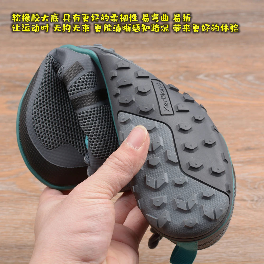Wide Last Barefoot Shoes Hiking Cross-Country Outdoor Training Shoes Fitness Sports Leisure Non-Slip Walking Light.