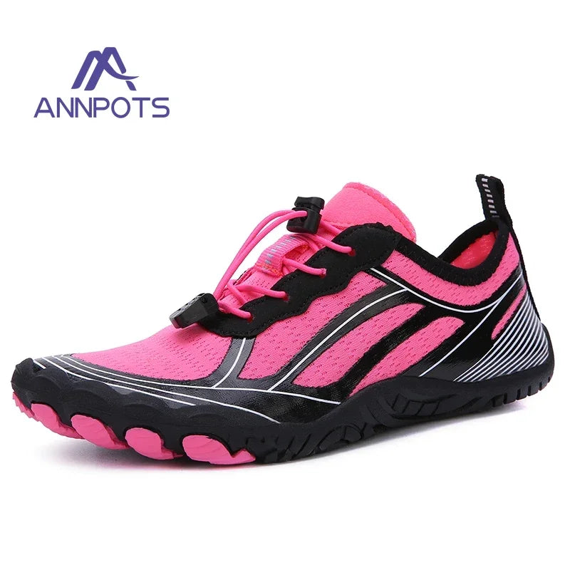New Couple Water Shoes Aqua Shoes Five-finger Swimming Shoes 35-47 Size Beach Sports Shoes Fashion Men's Fitness Shoes