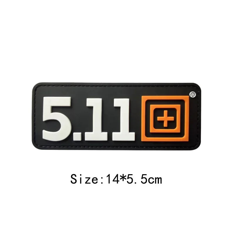 3D Tactical Military Patches PVC Fitness Armband Vests Hats Badges Soft Rubber Sword Cat Bear Morale Hook Loop Applique Emblem