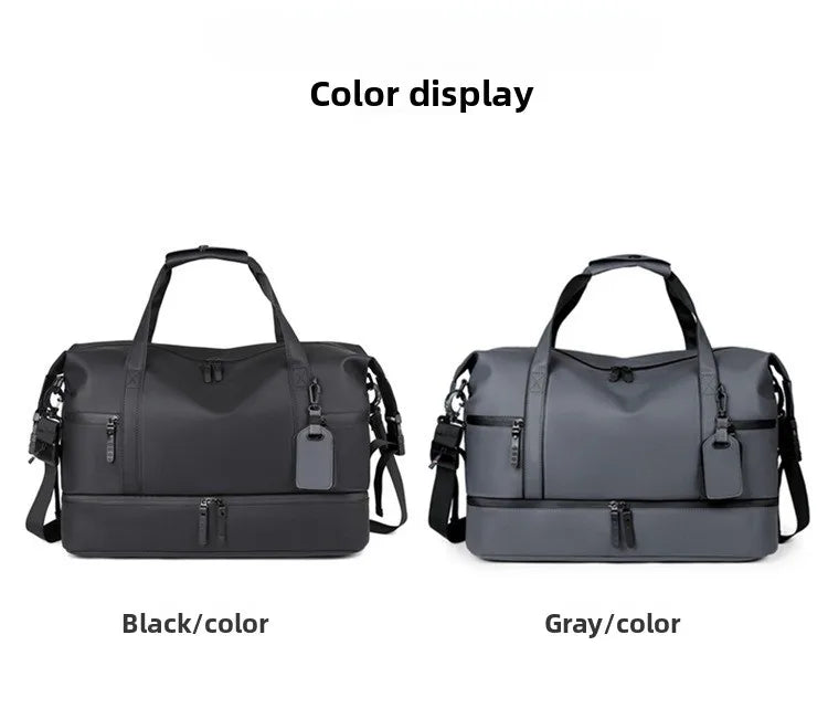 New Travel Bag, Men's Handbag, Large-capacity Short-distance Travel Bag, Sports and Fitness Bag, Single-shoulder Crossbody Bag