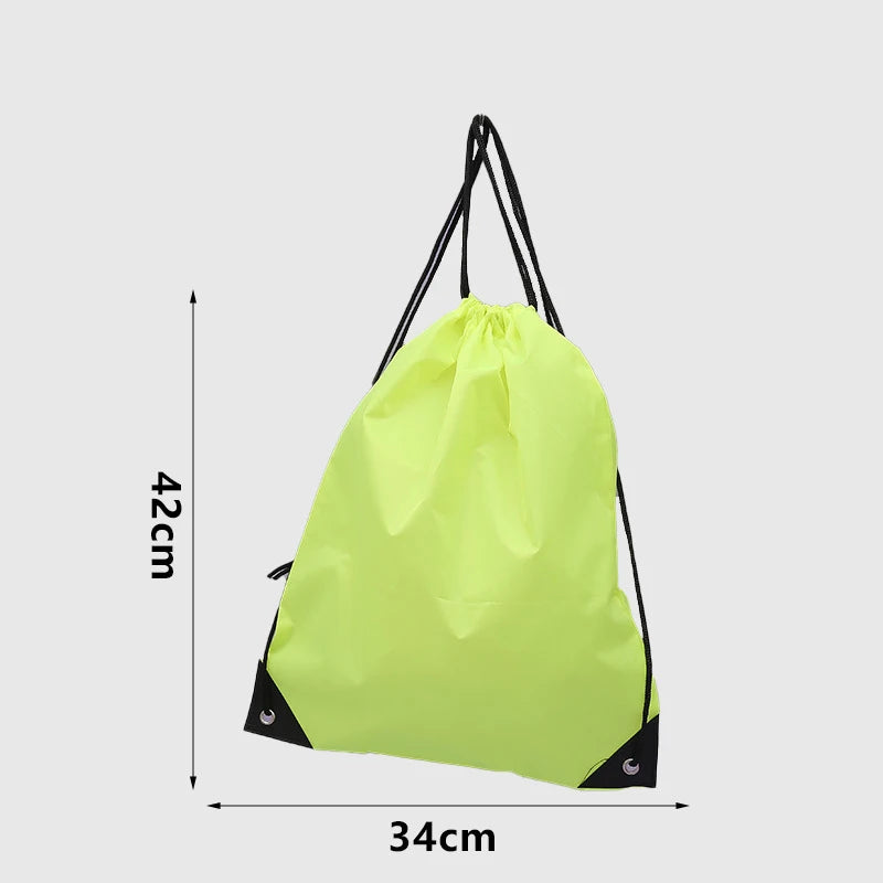 Outdoor Drawstring Gym Bag Travel bag String Bags Swimming Pool Clothes Shoes Storage Waterproof Packaging Pocket Unisex Fitness
