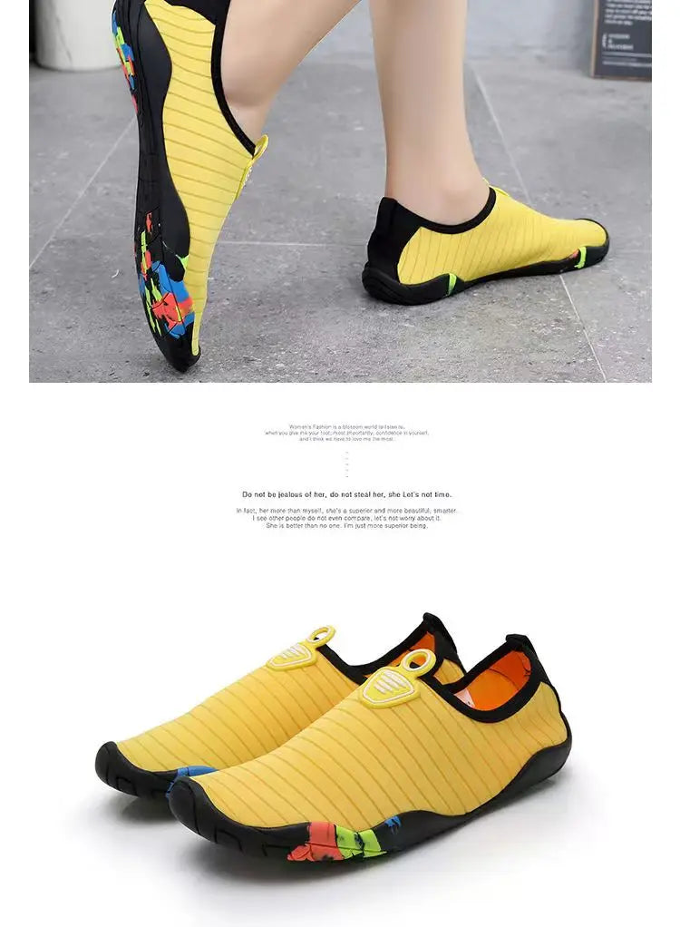 New Large Size Unisex Outdoor Non-Slip Swim Shoes Summer Beach Water Shoes Men's Aqua Shoes Women's Fitness Yoga Shoes  35-46#