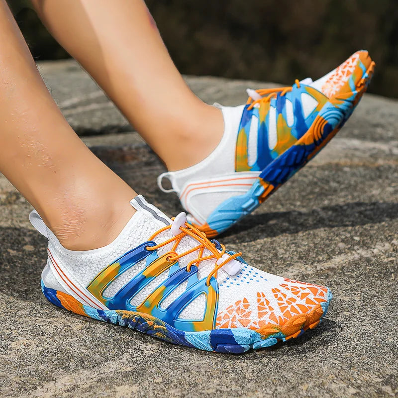 Aqua Shoes For Women Men Barefoot Water Shoes Anti-Slip Quick-Drying Outdoor Beach Upstream Wading Swimming Shoe Sneakers Unisex