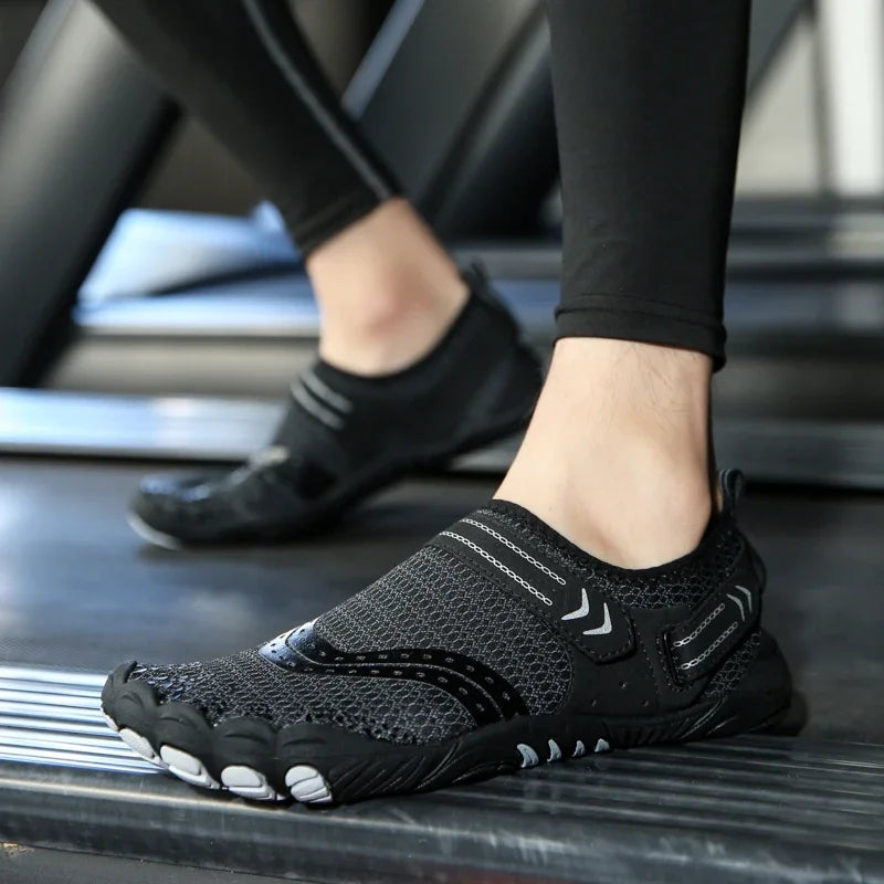Indoor Fitness Shoes Men Women Yoga Treadmill Barefoot Shoes Gym Special Shock-absorbing Skipping Shoe Non-slip Training Sneaker