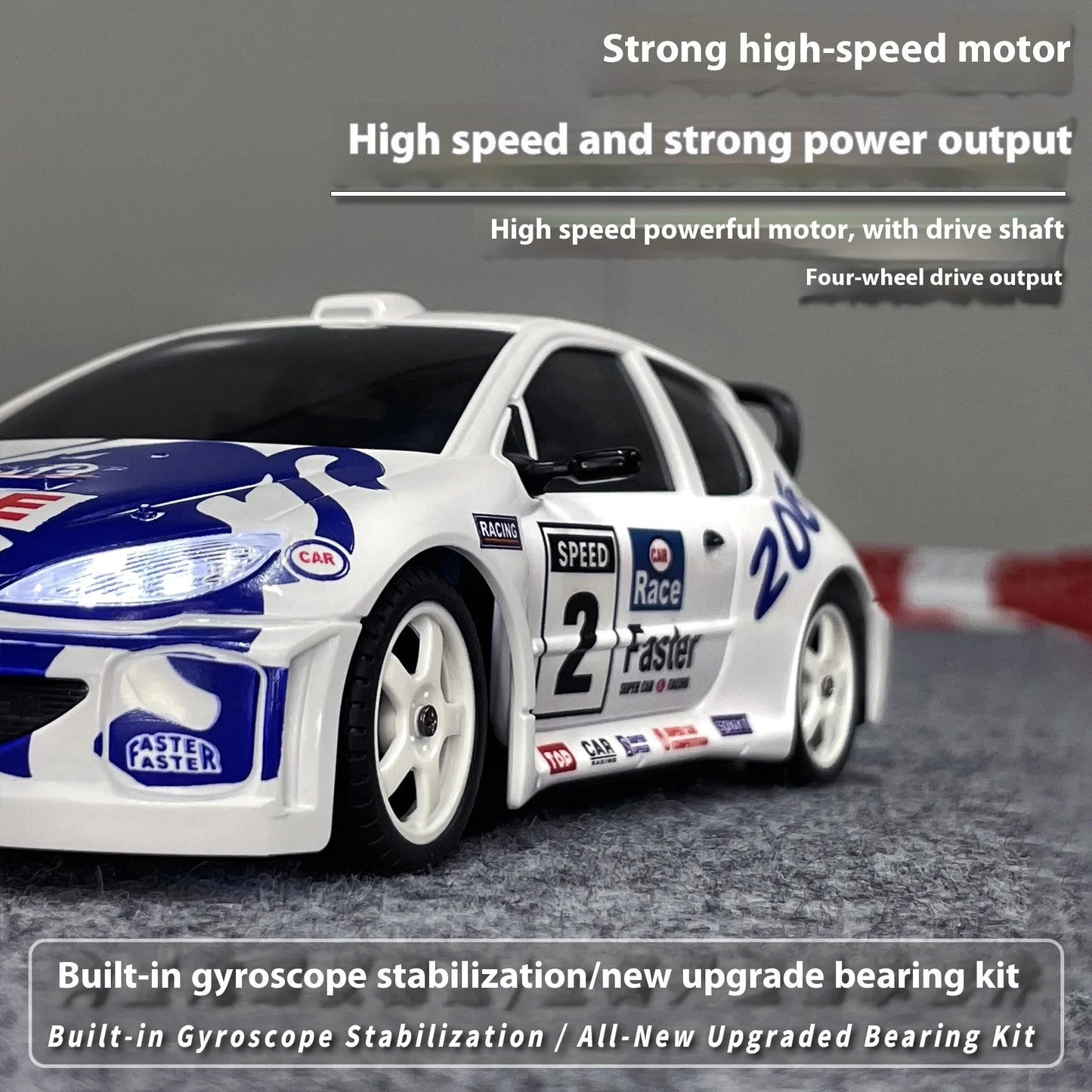 LDRC RC Drift Car 2801PRO 2802PRO 2803PRO 2804PRO 1/28 4WD With Gyroscope Full Proportional Throttle and Steering Car Toys