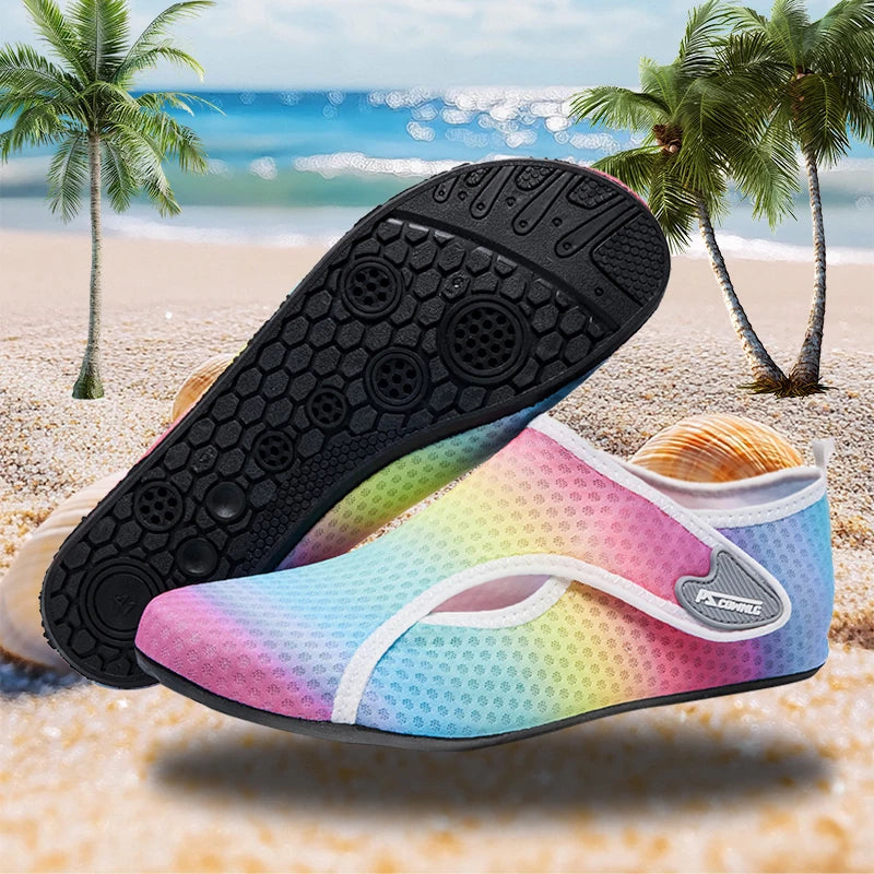 Diving Shoes Women Aqua Shoes Men Beach Swimming Water Sport Socks Barefoot Sneaker Fitness Dance Swim Surfing Snorkeling Shoes