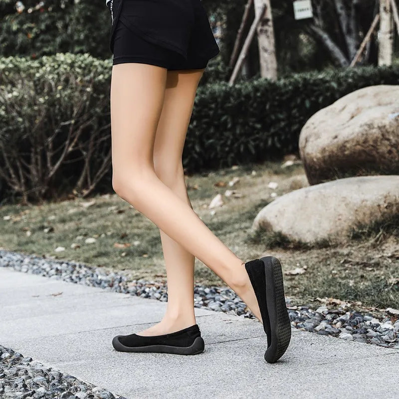 RYAMAG Women Shoes Outdoor Casual Sneakers Yoga Dance Shoes Fitness Shoes Comfortable Lightweight Loafers Slipon Sporting Flats