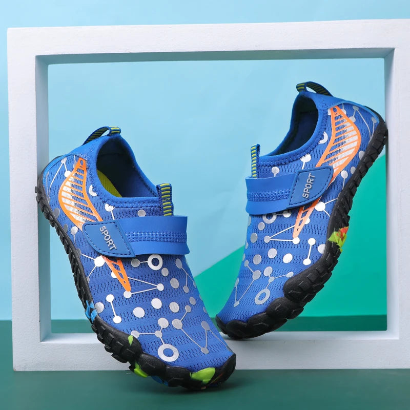 Children Boys And Girls Beach Quick Diving Shoes Qianjiang Swimming Shoes Indoor Fitness Floor Shoes Bathroom Shoes 28-38#