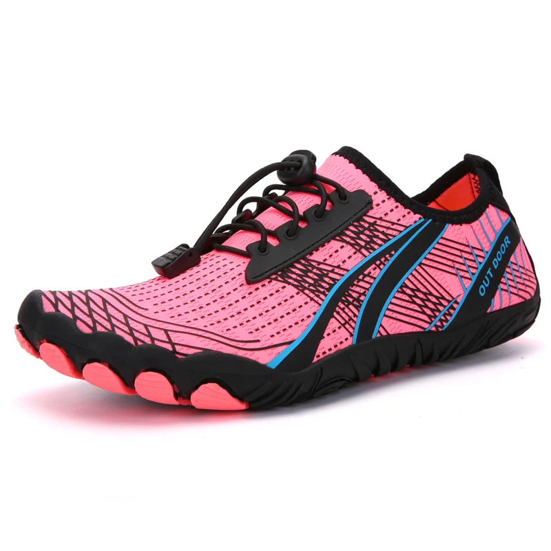 High Ankle Unisex Gym Footwaer Couples Vacation Beach Game Aqua Shoes Women Indoor Yoga Shoes Men Squat Fitness Shoes 35-46#