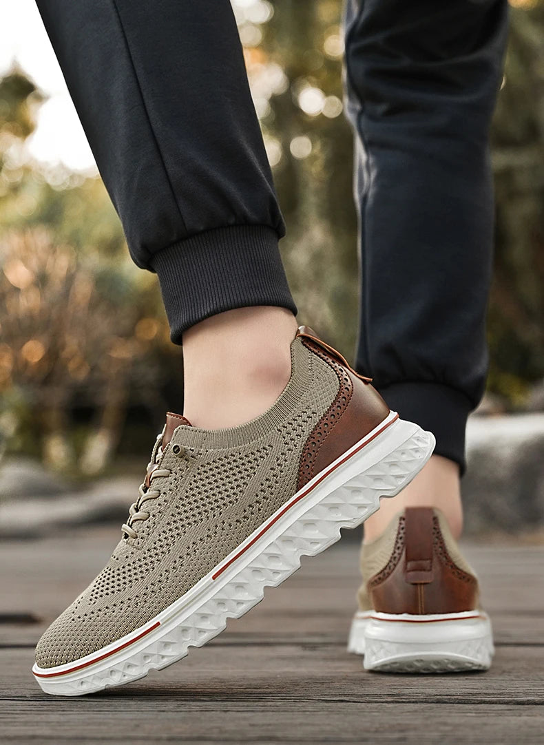 Men Sneakers Men Mesh Casual Shoes Fashion Lightweight Breathable Soft Soled Shoes Summer Outdoor Sports Fitness Large Size 48