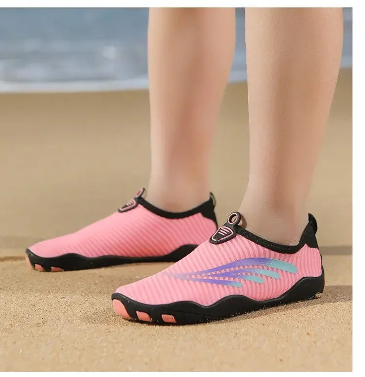 Unisex Indoor Fitness Special Shoes Parent-Child Couple Vacation Beach Swimming Shoes Men Snorkeling Quick Dry Aqua Shoes #27-42