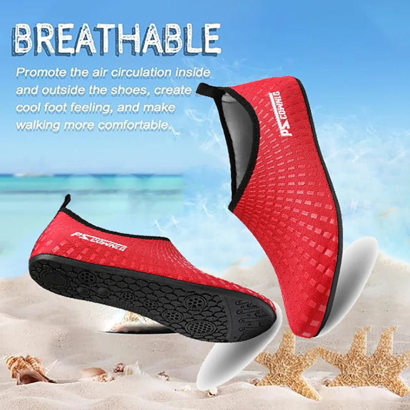 Men Women Beach Swimming Water Sports socks Barefoot sports water shoes Fitness Dance swimming surf snorkeling shoes