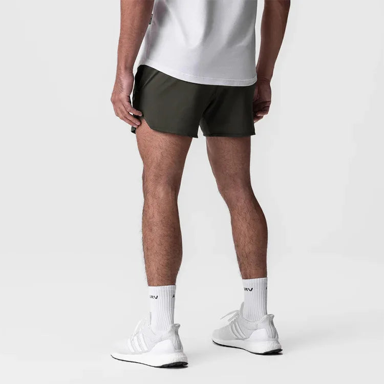 Men's Quick Dry Casual Shorts Running Sports Jogging Basketball Short Pants Male Gym Fitness Bottoms Compression Sweatpants