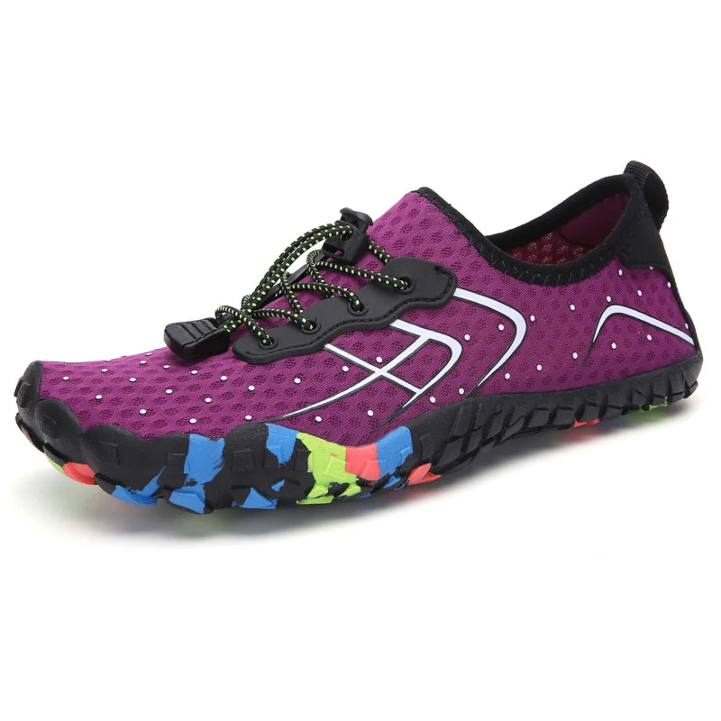 High Ankle Unisex Gym Footwaer Couples Vacation Beach Game Aqua Shoes Women Indoor Yoga Shoes Men Squat Fitness Shoes 35-46#
