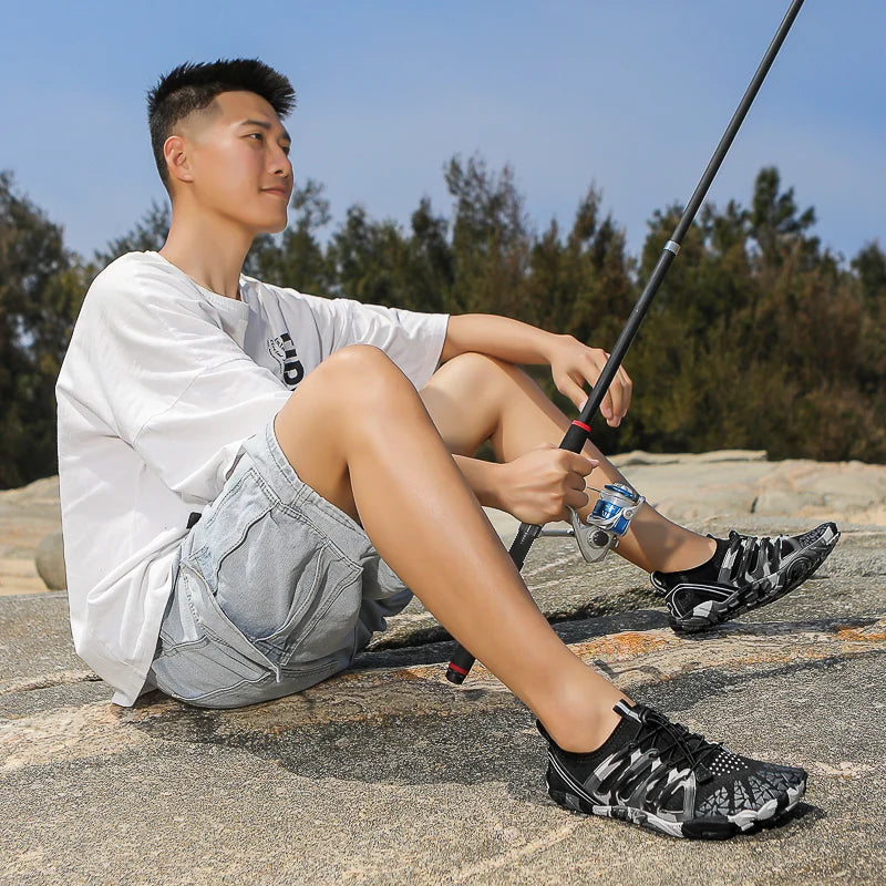 Aqua Shoes For Women Men Barefoot Water Shoes Anti-Slip Quick-Drying Outdoor Beach Upstream Wading Swimming Shoe Sneakers Unisex
