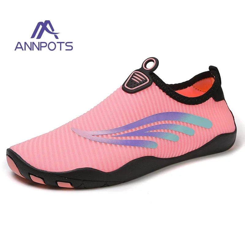 Unisex Indoor Fitness Special Shoes Parent-Child Couple Vacation Beach Swimming Shoes Men Snorkeling Quick Dry Aqua Shoes #27-42