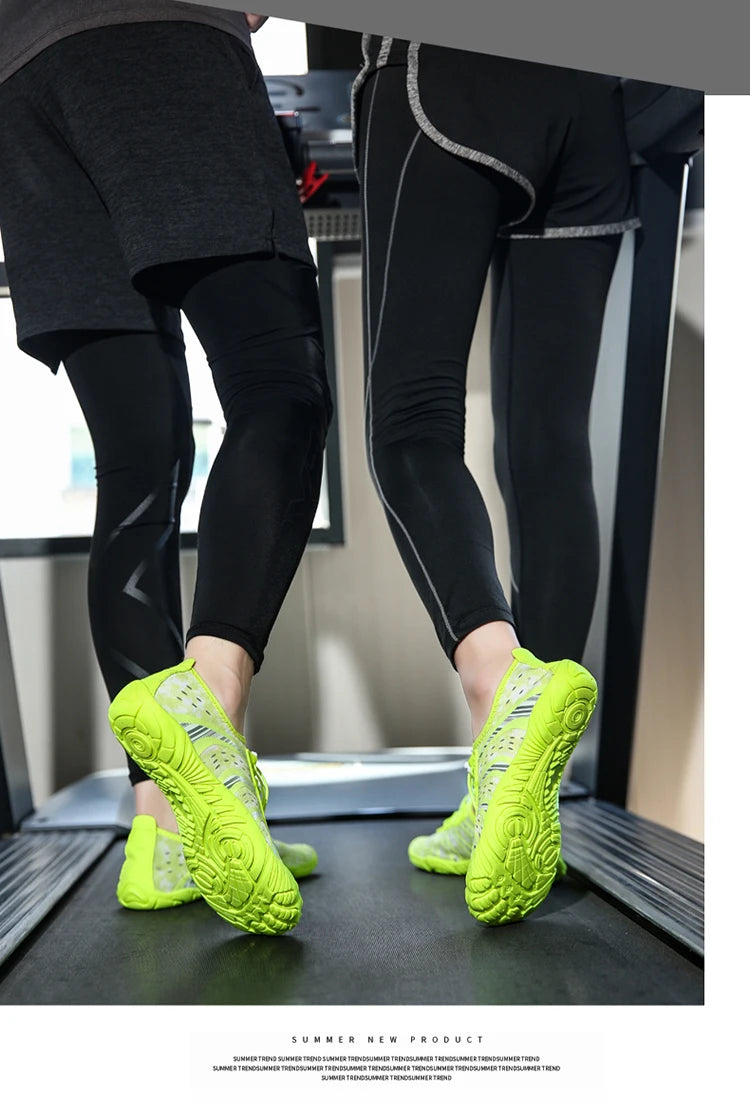 Indoor Fitness Shoes Men Women Yoga Treadmill Barefoot Shoes Gym Special Shock-absorbing Skipping Shoe Non-slip Training Sneaker