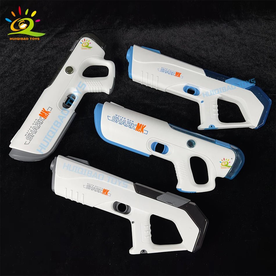 HUIQIBAO 2025 Fully automatic Pulse Electric Space Water Gun Outdoor Beach Water Battle Toy Summer Game Toys for Adult Gift