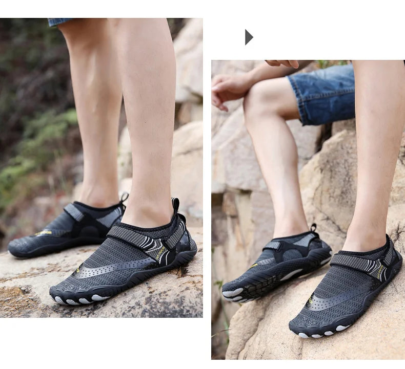Men Water Shoes Women Wading Sneakers Drainage Barefoot Beach Aqua Shoes Quick Dry Fitness Yoga Shoes Sea Diving Swim Sandals