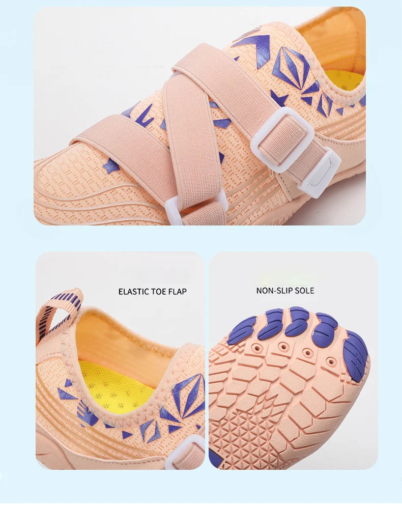 Wading Shoes Unisex Outdoor Swimming Shoes Beach Shoes Sports Fitness Shoes Stream Fishing Shoes Quick-drying Swimming Shoes