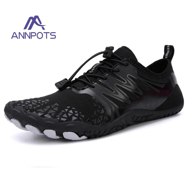 New Couple Water Shoes Aqua Shoes Five-finger Swimming Shoes 35-47 Size Beach Sports Shoes Fashion Men's Fitness Shoes