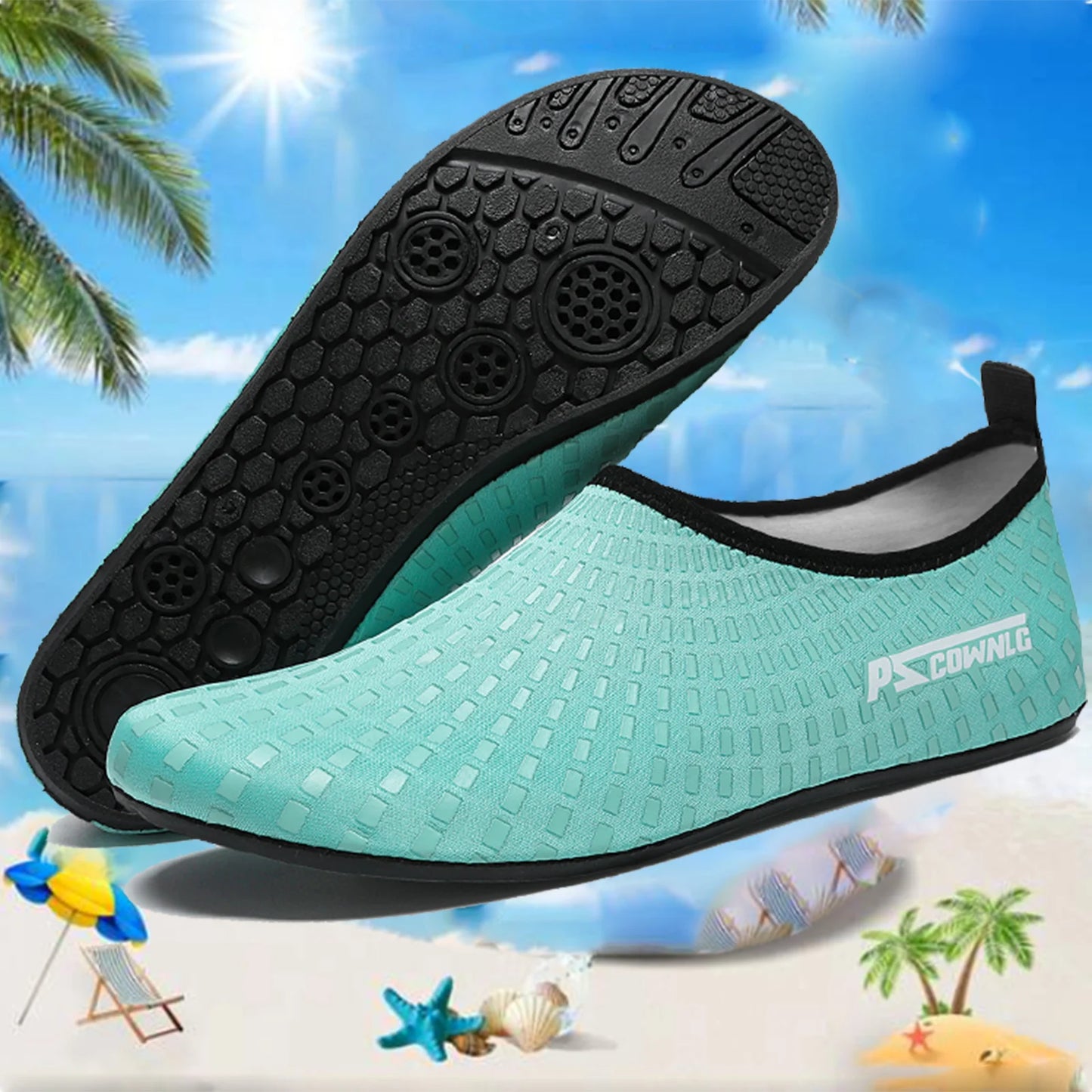 Men Women Beach Swimming Water Sports socks Barefoot sports water shoes Fitness Dance swimming surf snorkeling shoes