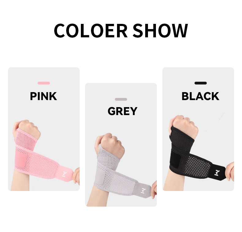 1 Breathable Mesh Wrist Support Joint Pain & Sprain Protection Chronic Overuse Wrist Support Wrap-Around Compression Sleeve
