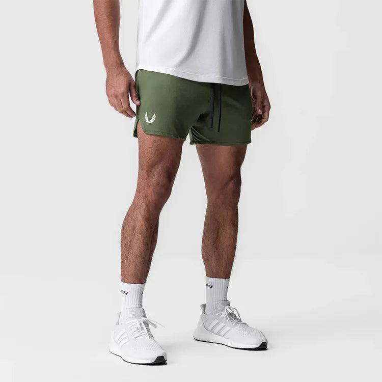 Men's Quick Dry Casual Shorts Running Sports Jogging Basketball Short Pants Male Gym Fitness Bottoms Compression Sweatpants