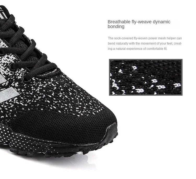 High Quality Men's Sneakers Outdoor Comfortable Lightweight Mesh Breathable Running Shoes Couple Soft Sole Fitness Shoes 2026