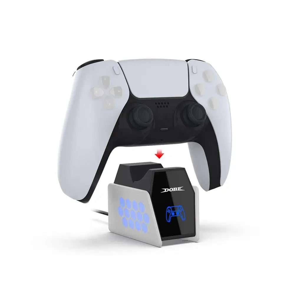 For 5 Singal Dock Wireless Gamepad for ps5 Controller Charger Station Game Controller Charging Dock