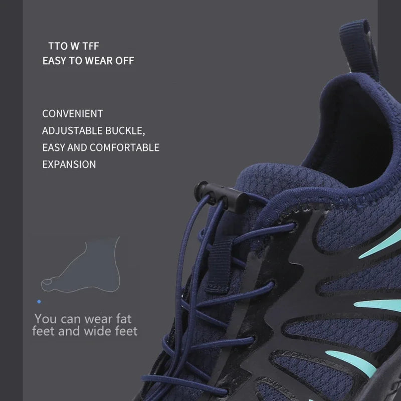 New Couple Water Shoes Aqua Shoes Five-finger Swimming Shoes 35-47 Size Beach Sports Shoes Fashion Men's Fitness Shoes