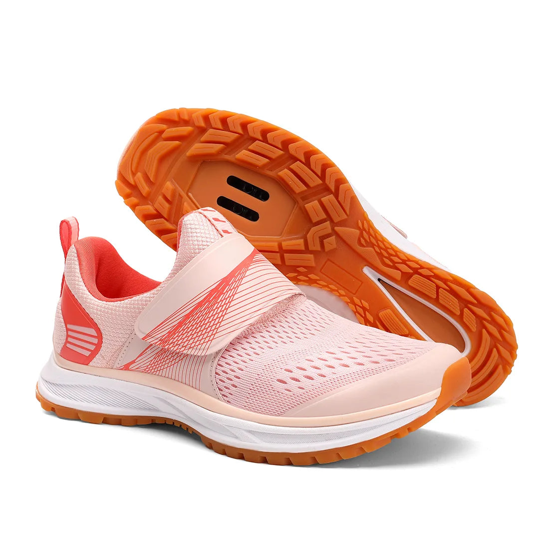 Women's indoor fitness dynamic cycling shoes hard soled rubber soled cycling shoes SPD MTB Sneakers mountain Bike shoes
