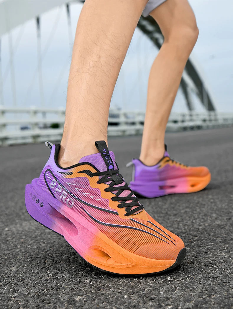 Men's Sneakers 9PRO Carbon Board Skeleton Cushioning Marathon Running Shoes Outdoor Fitness Training Sports Tennis Shoes Women's